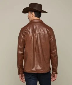 Lucchese Outerwear*Perforated Lightweight Lambskin Jacket