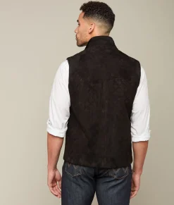 Lucchese Outerwear*Quilted Suede Vest