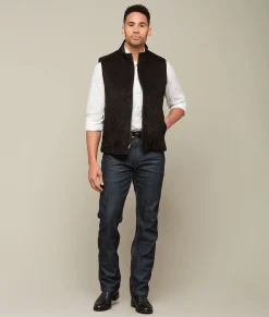 Lucchese Outerwear*Quilted Suede Vest