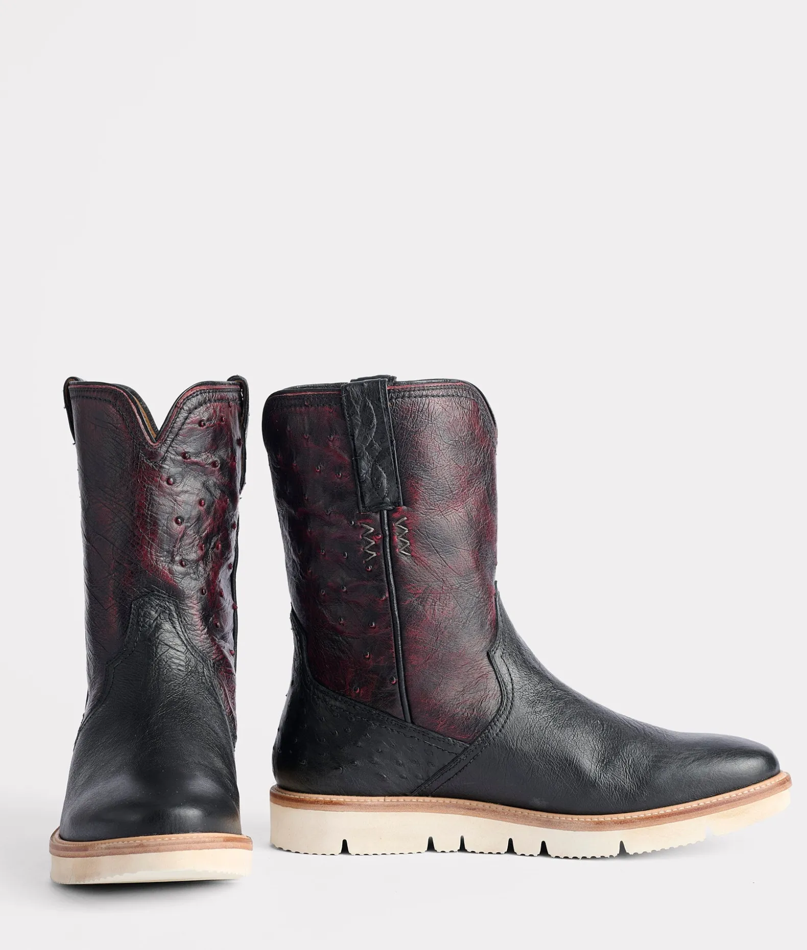 Lucchese Barn Boots*Ridgeline Exotic Pull On