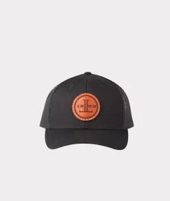 Women Lucchese Headwear|Headwear*Round Leather Patch Cap