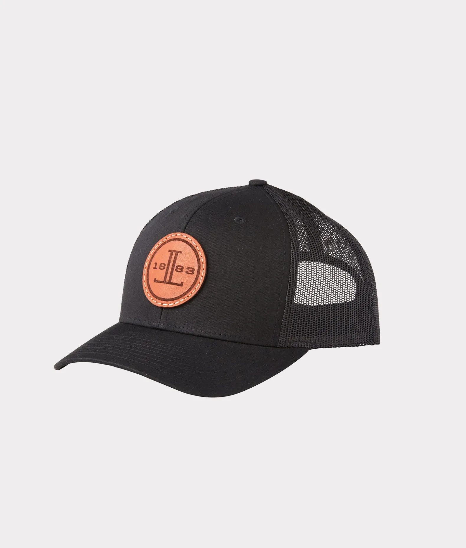 Women Lucchese Headwear|Headwear*Round Leather Patch Cap