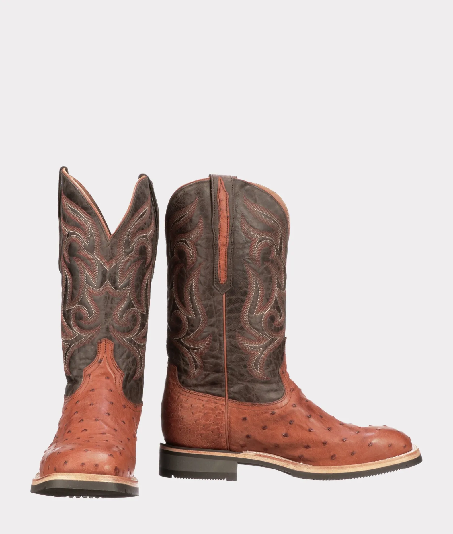 Lucchese Barn Boots|Horseman*Rowdy Ostrich