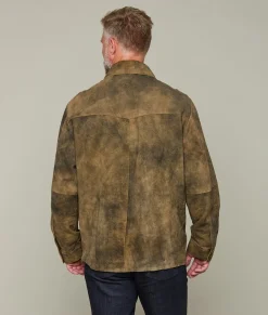 Lucchese Outerwear*Rugged Suede Shacket