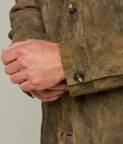 Lucchese Outerwear*Rugged Suede Shacket