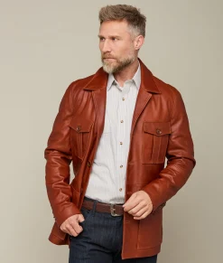 Lucchese Outerwear*Safari Leather Jacket