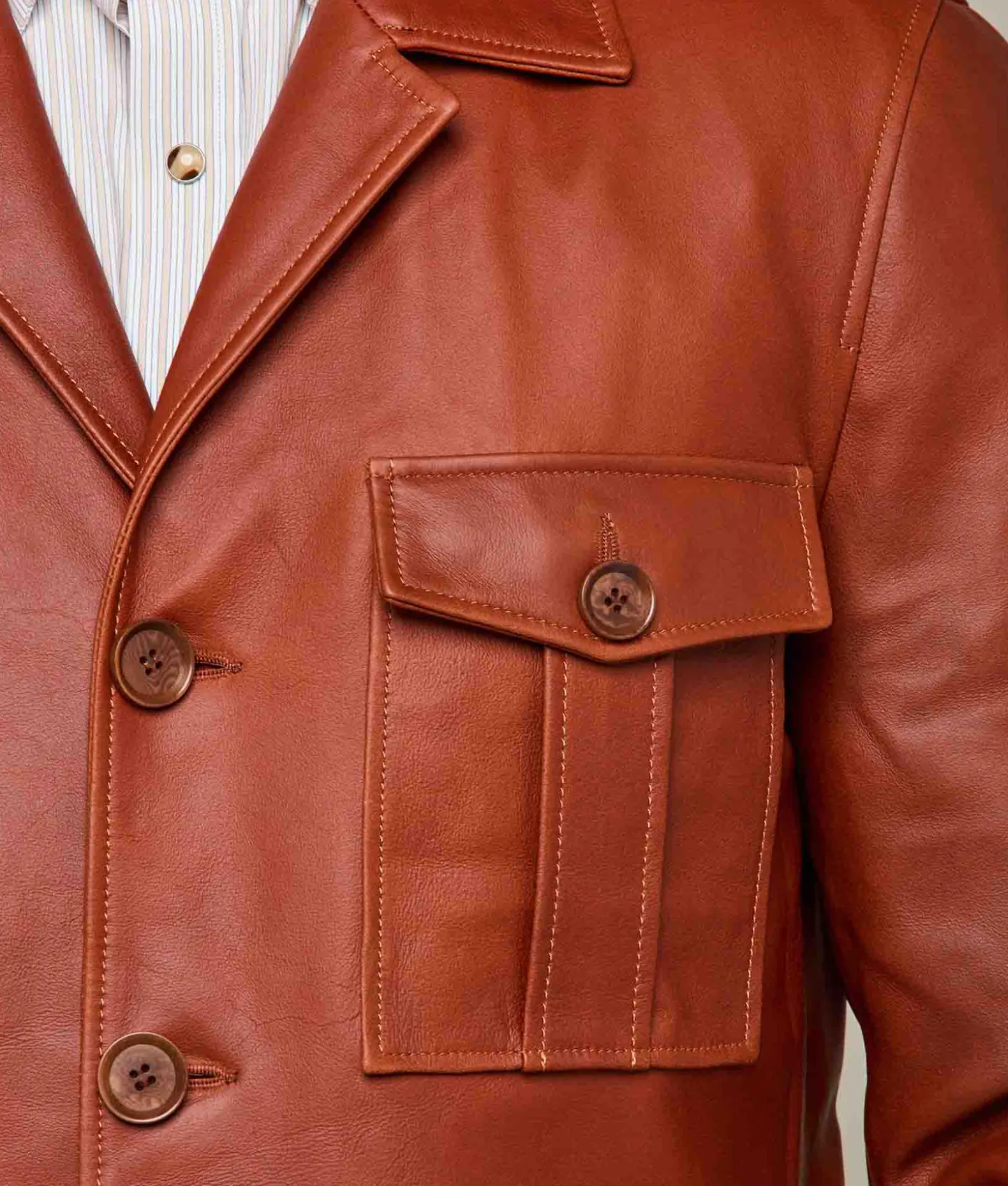 Lucchese Outerwear*Safari Leather Jacket