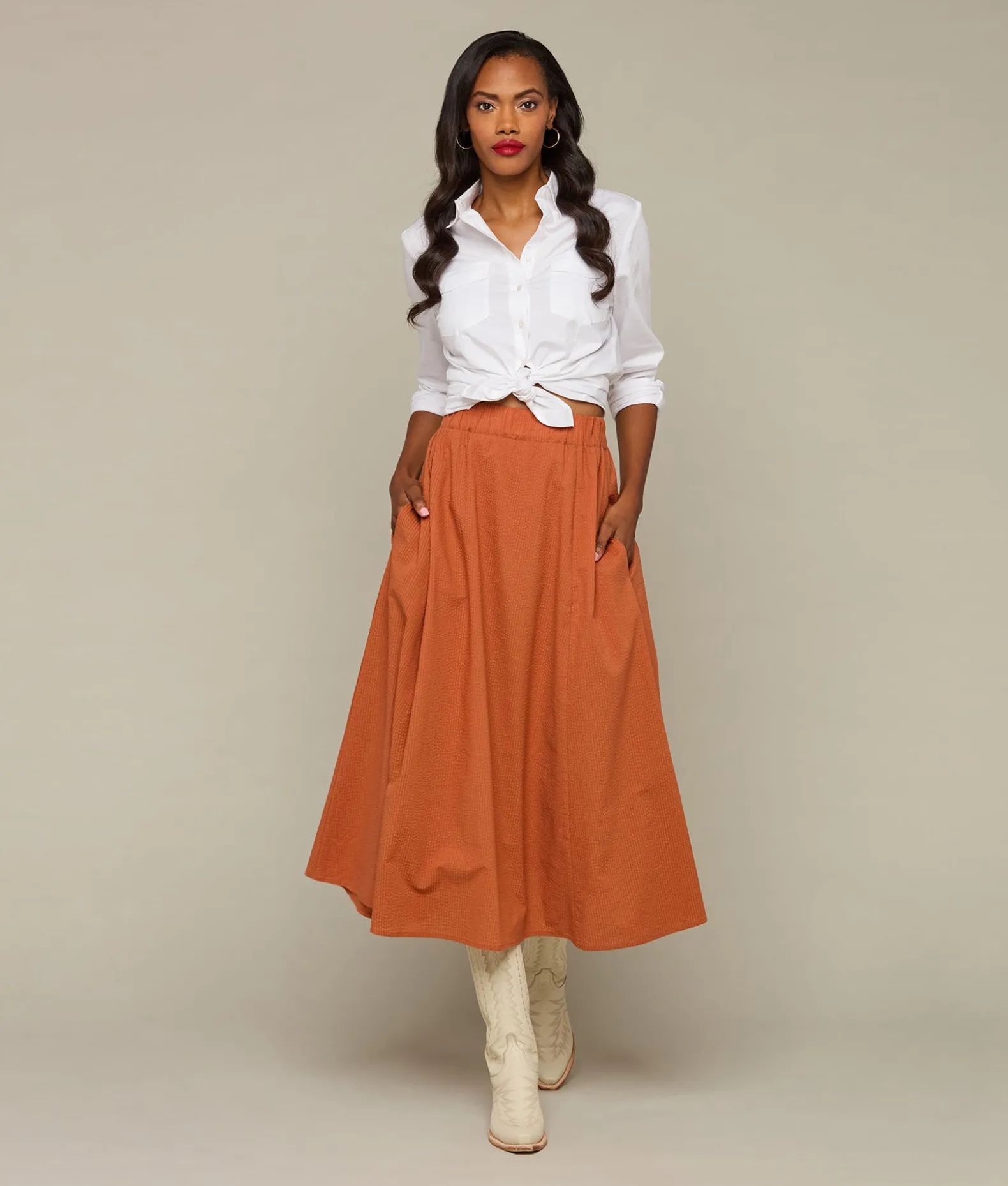Women Lucchese Bottoms*Sandy Skirt