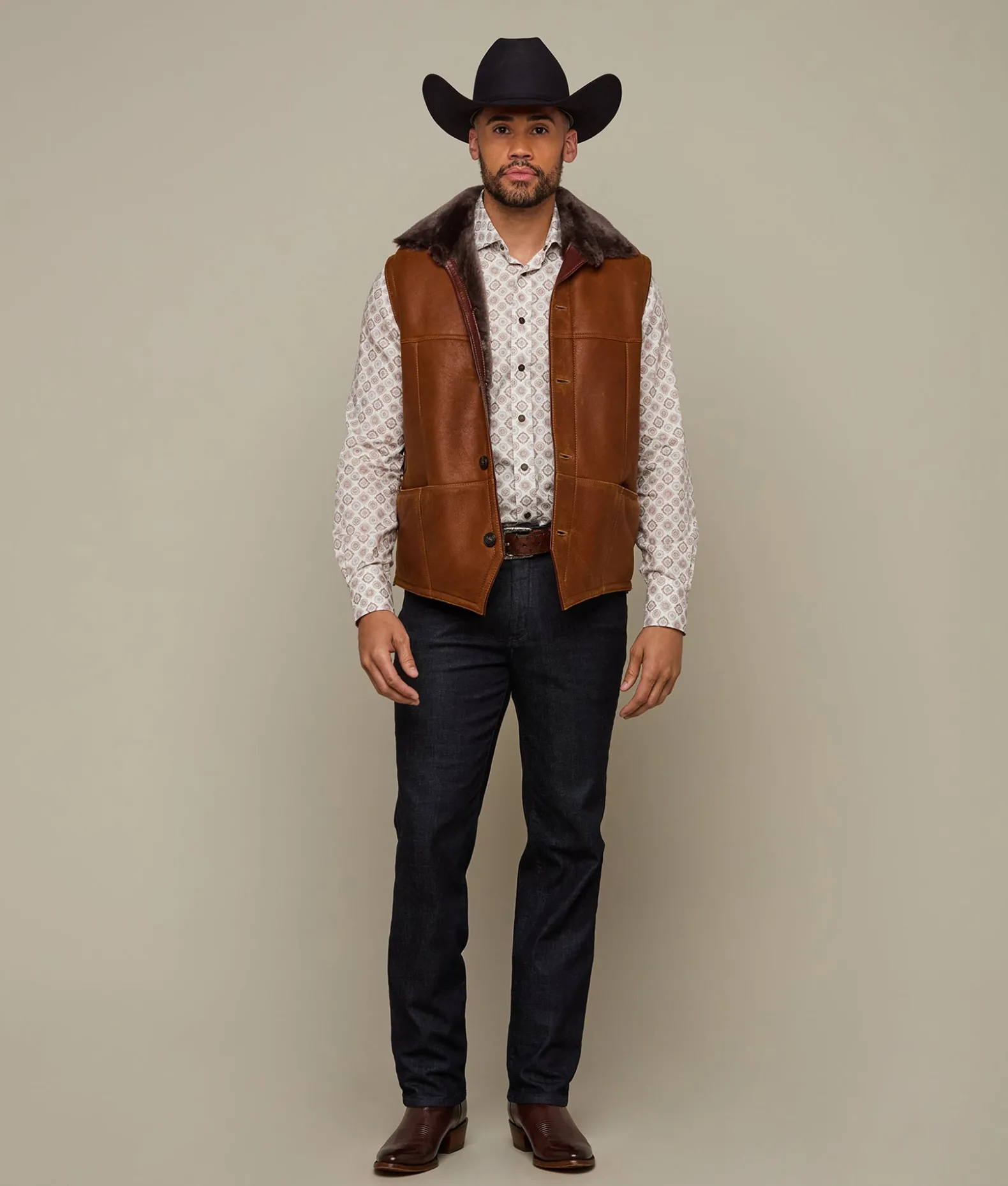 Lucchese Outerwear*Shearling Vest