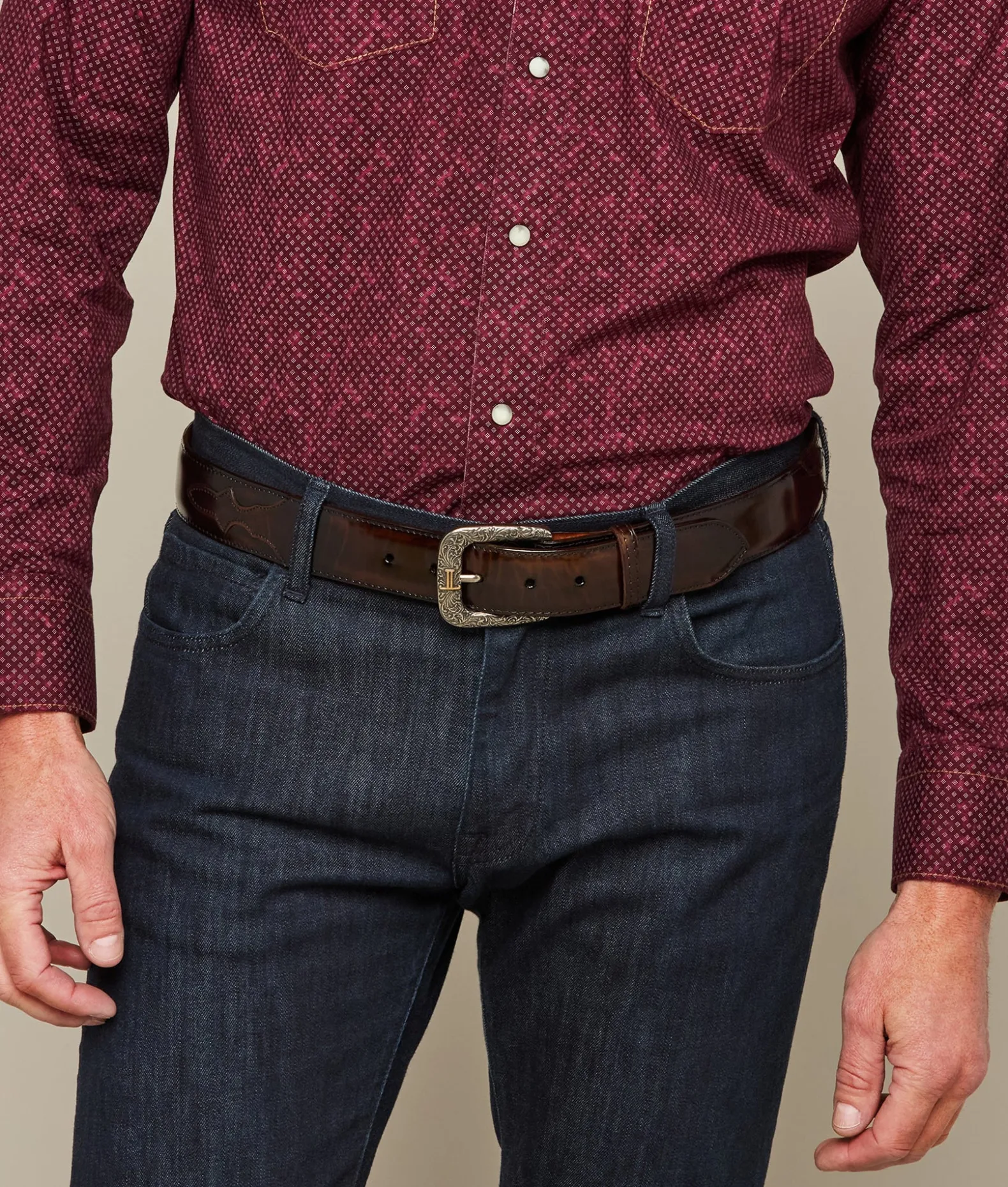 Lucchese Belts & Belt Accessories*Smooth Goat Belt