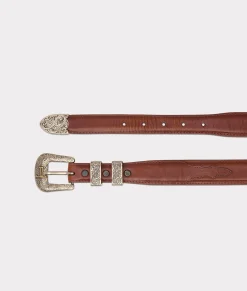 Women Lucchese Belts*Smooth Ranch Hand Tapered