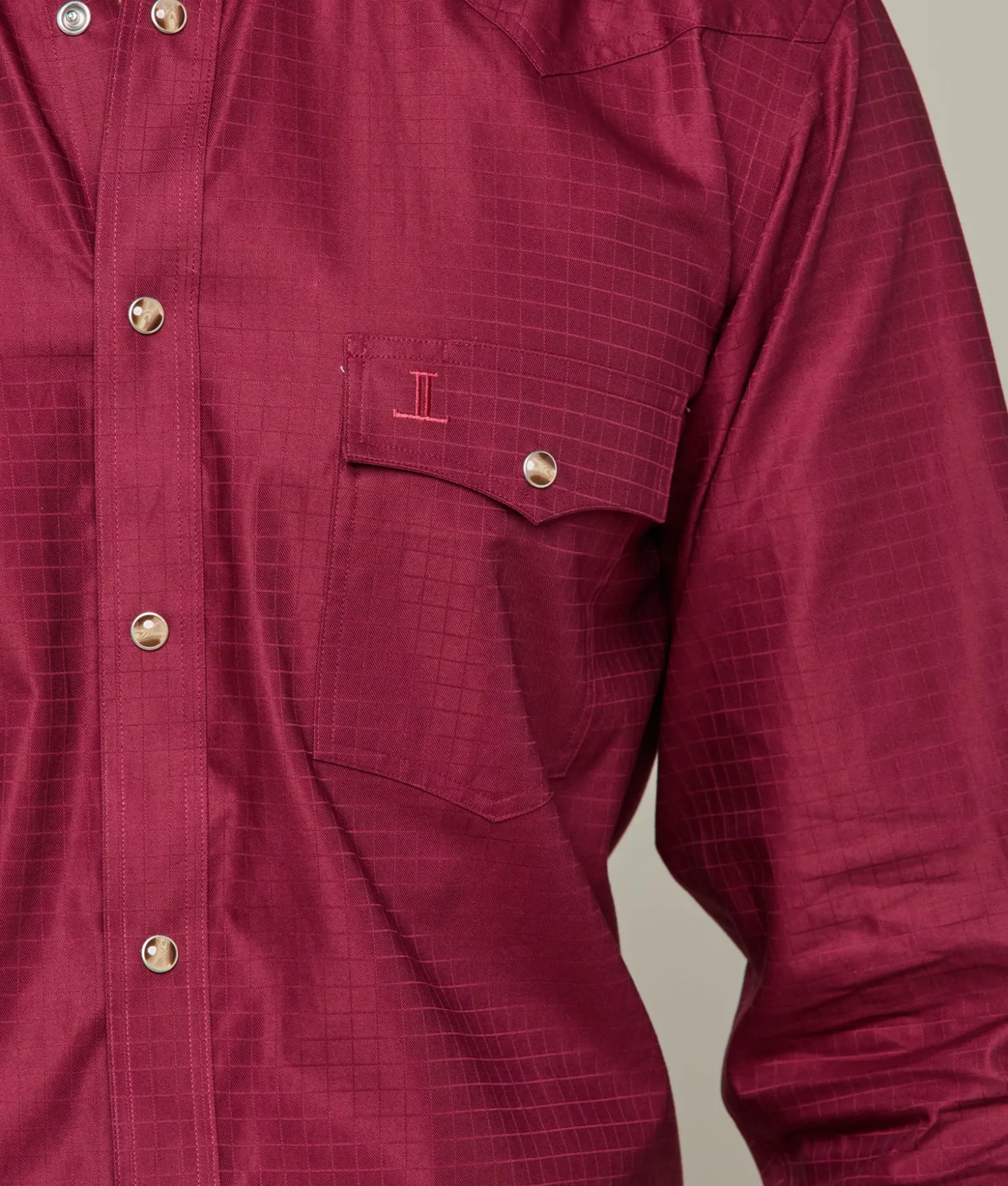 Lucchese Tops*Square Dobby Shirt