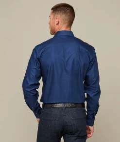 Lucchese Tops*Square Dobby Shirt
