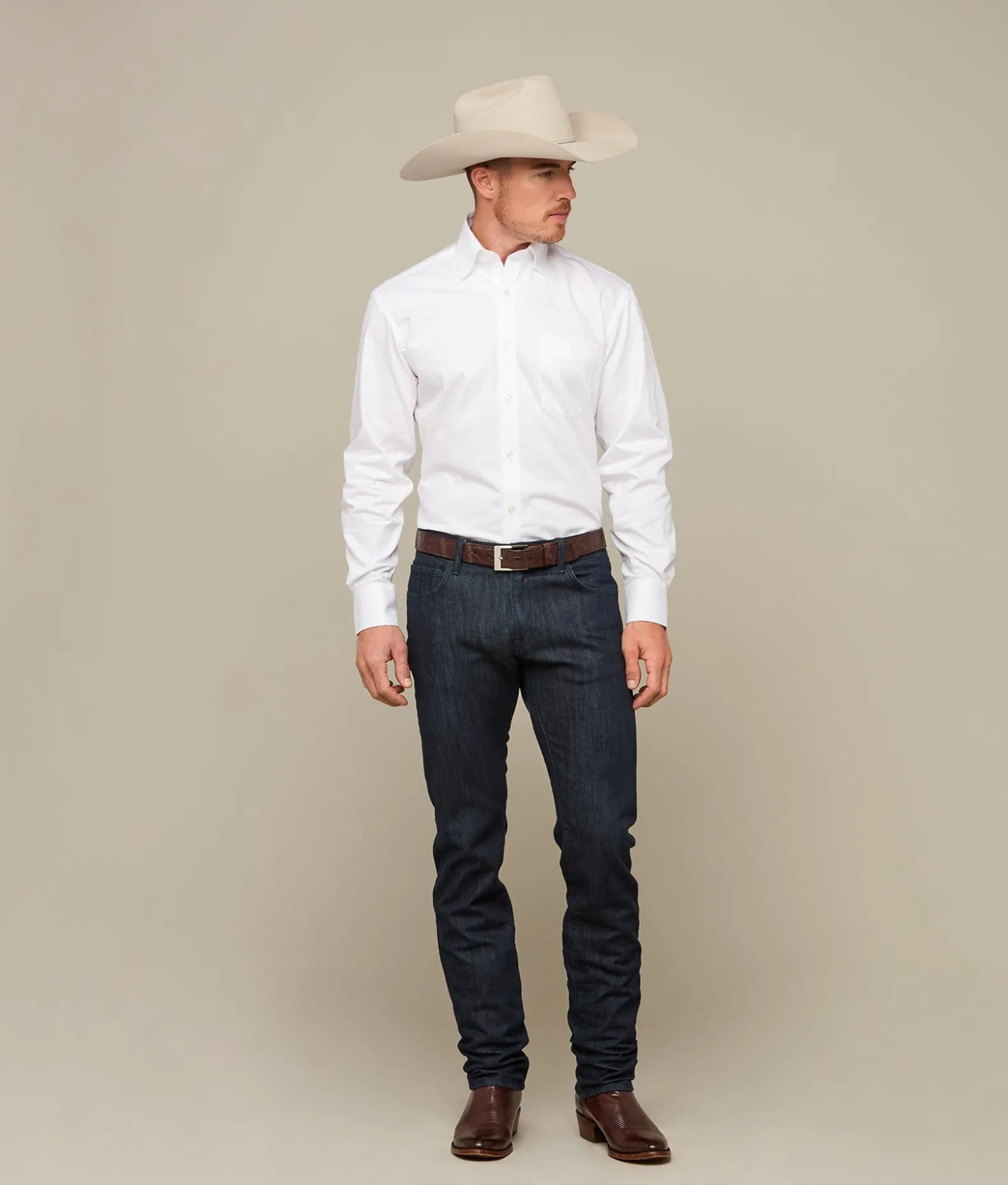 Lucchese Tops*Square Dobby Shirt