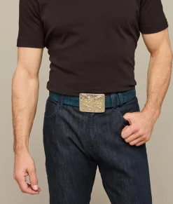 Lucchese Belts & Belt Accessories*Sueded Caiman Memento Belt