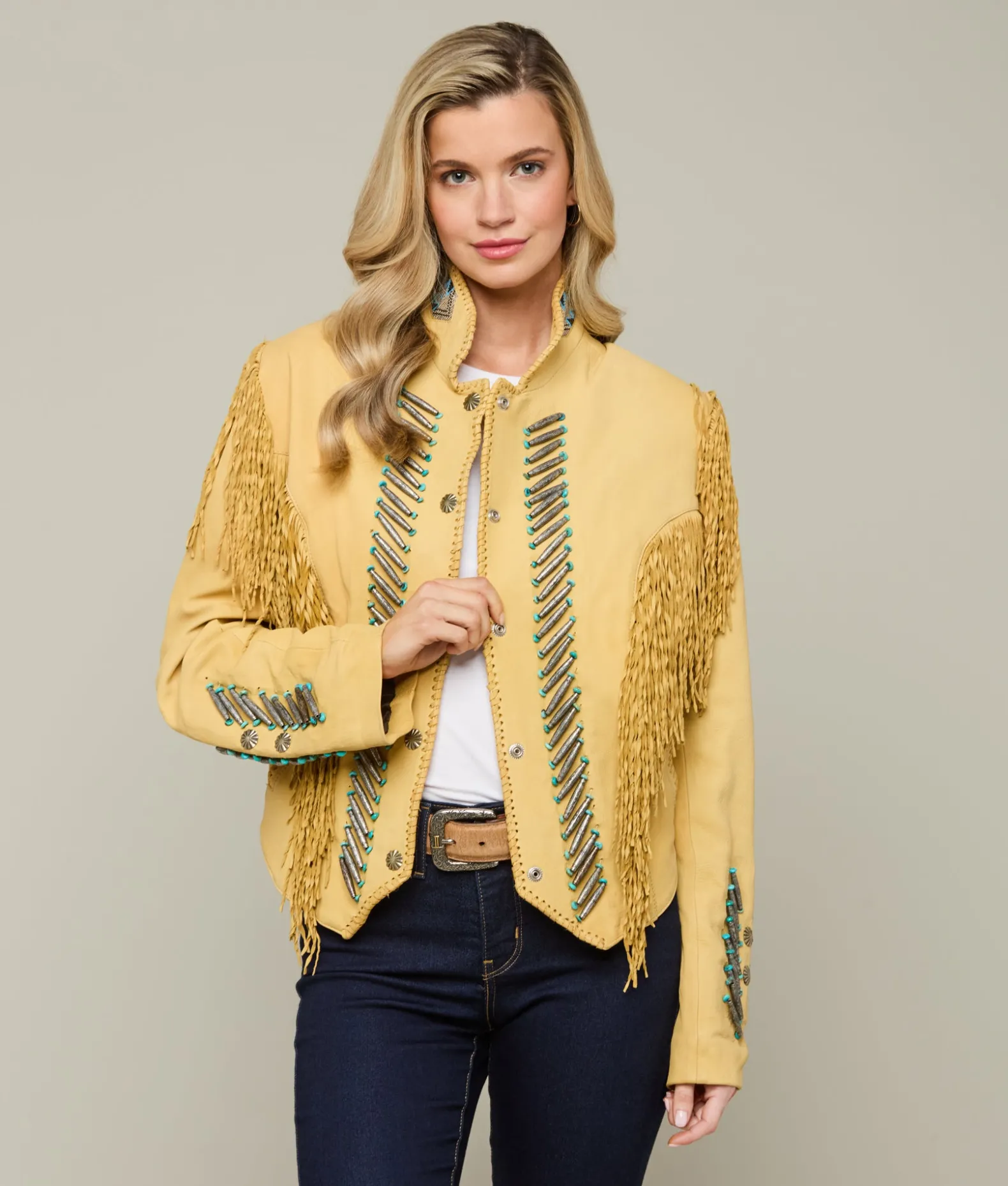 Women Lucchese Outerwear*Vintage Fringe Jacket
