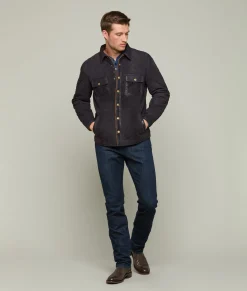 Lucchese Outerwear*Waxed Suede Jacket