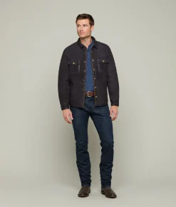 Lucchese Outerwear*Waxed Suede Jacket