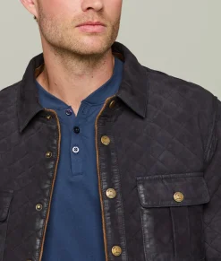 Lucchese Outerwear*Waxed Suede Jacket