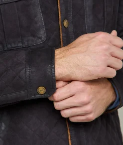 Lucchese Outerwear*Waxed Suede Jacket