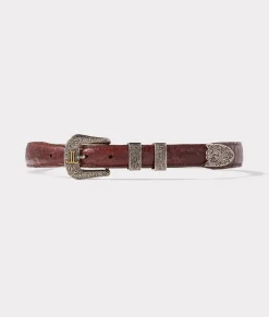 Women Lucchese Belts*Women's Caiman Tapered Belt