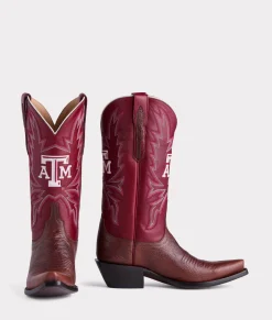 Women/BOY Lucchese Cowboy*Women's x Texas A&M 12th Man