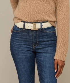 Women Lucchese Belts*Women's Mirrored L Belt